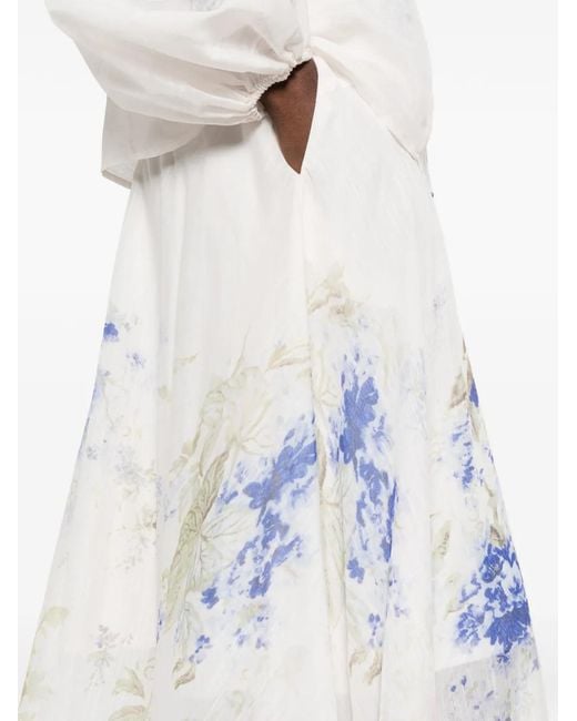 Paperlace White Floral Skirt