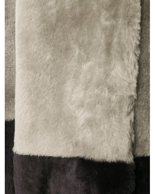 Liska Multicolor Hooded Single-Breasted Coat