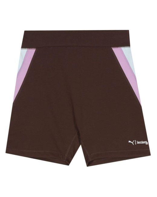 Shorts sportivi con ricamo x lemlem di PUMA in Brown