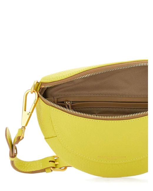 Gianni Chiarini Yellow Brooke Shoulder Bag