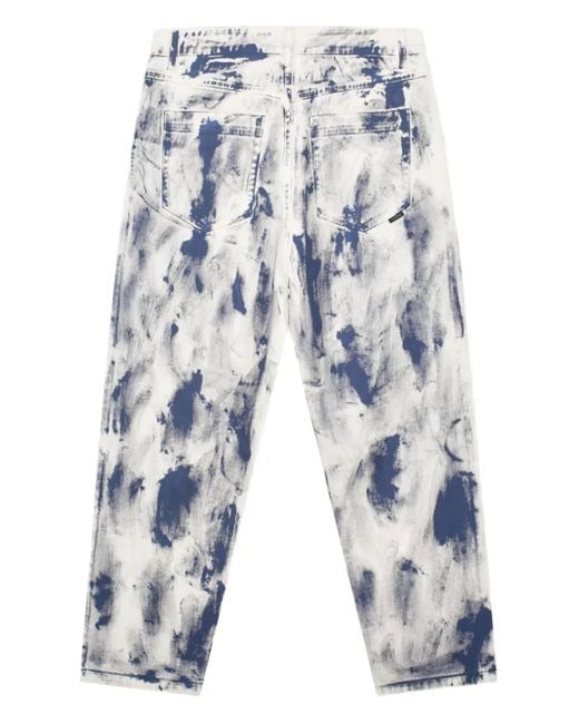 Arte' Blue Straight-Leg Jeans for men