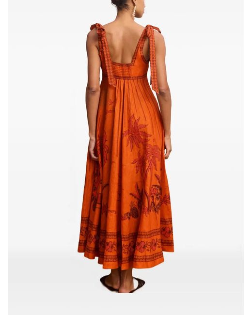 ALÉMAIS Red Boathouse Ballet Sundress