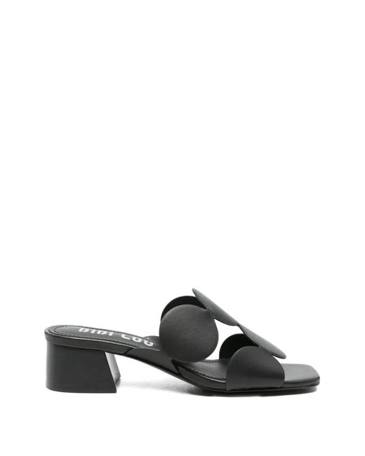 Bibi Lou White Cut-Out Sandals