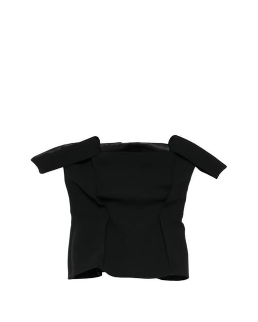 Khaite Black Vasmina Blouse