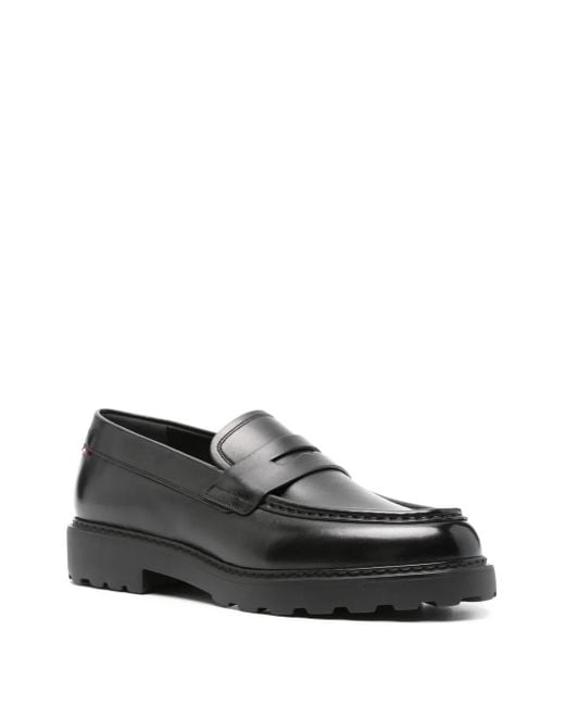 Bally Black Flat Shoes for men