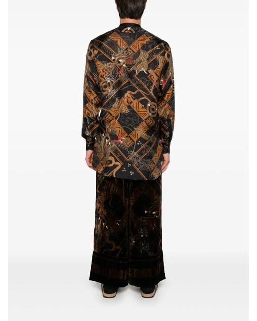 Pierre Louis Mascia Black Aloe Shirt