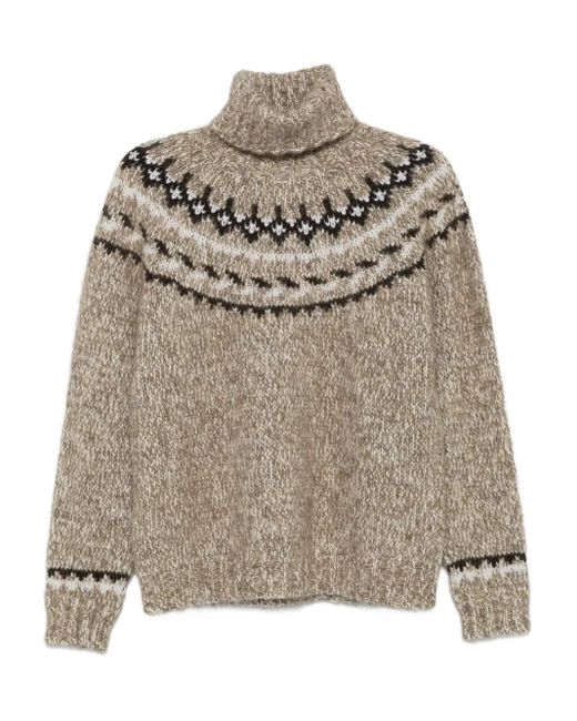 Jersey Laila con cuello alto P.A.R.O.S.H. de color Gray