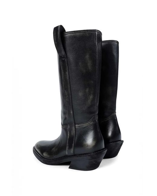 Ann Demeulemeester Black Laxit Pull-On Boots