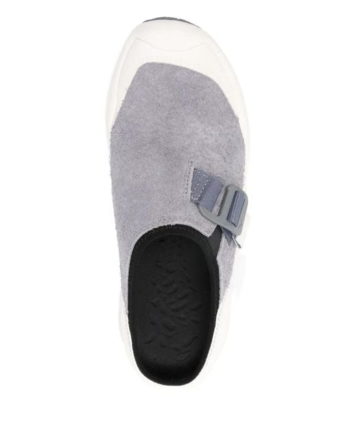 Hoka One One White Ora Primo Ext Buckle-Strap Slip-On for men