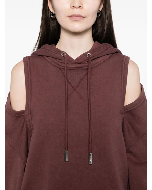 Jean Paul Gaultier Purple Cut-Out Hoodie