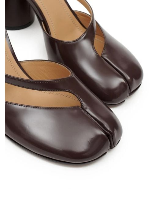 Maison Margiela Brown 80Mm Tabi Heels