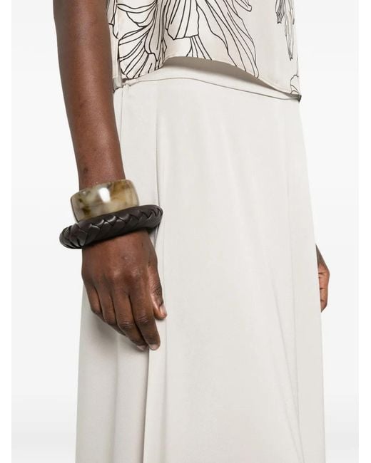 ROSSO35 Midi-Rok in het White