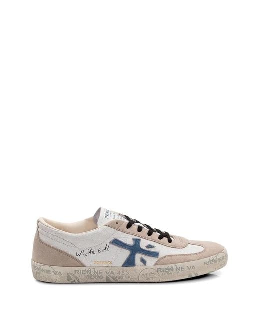Baskets David 8089 À Logo Premiata pour homme en coloris White