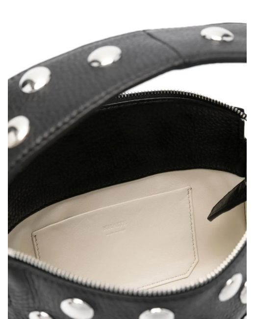 Khaite Black Elena Small Leather Handbag