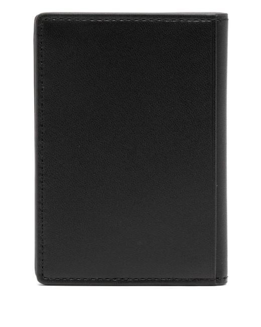 Agnes B. Black Leather Wallet for men
