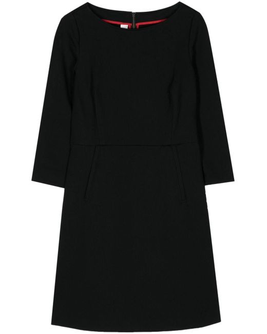Spanx Black A-line Round-neck Dress