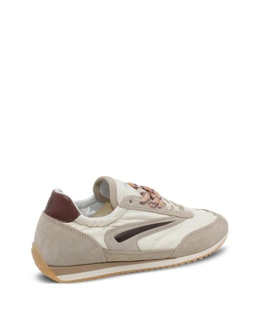 Date White Athleta Sneakers Aus Wildleder