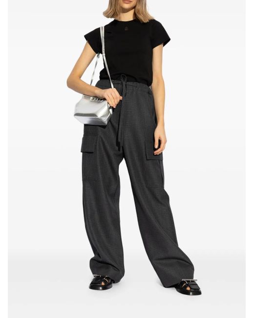 Alexander McQueen Tバー ケージ サンダル 女性 - 22 Black