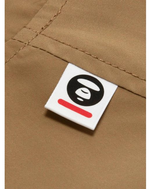 Aape By A Bathing Ape Natural Moonface Patch Aapenow Jacket for men
