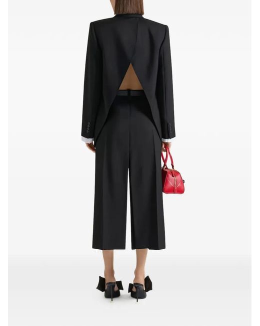 Givenchy Black Double-Breasted Slashed Jacket
