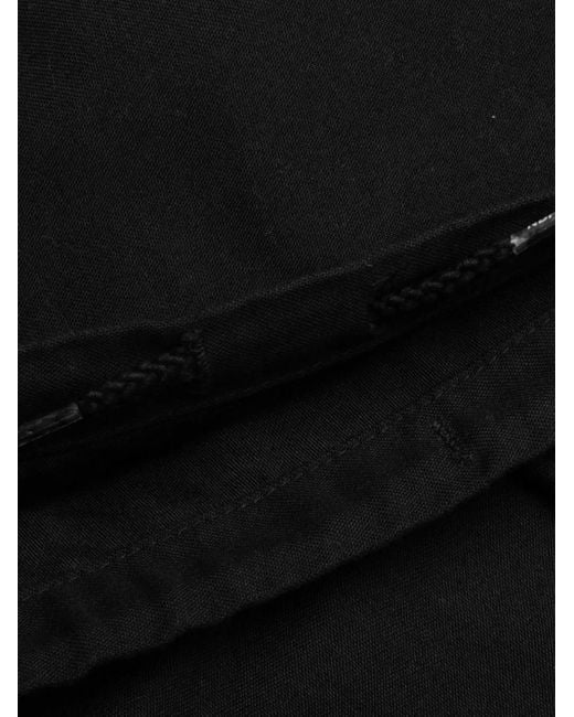 Neighborhood Black Cargo-Pocket Trousers for men