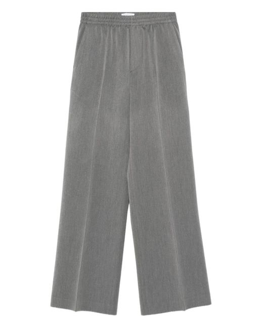 Cellar Door Gray Elastic-Waist Trousers