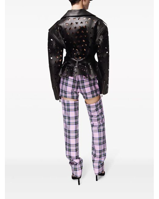 Area Blue Checked Trousers