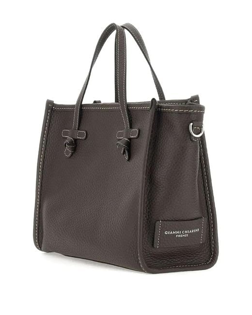 MARCELLA CLUB Brown Leather Tote Bag
