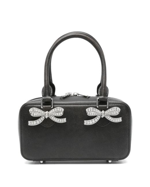 Self-Portrait Black Mini Handtasche