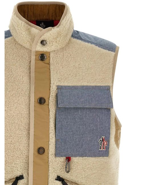 Moncler Natural Logo Vest Jacket for men
