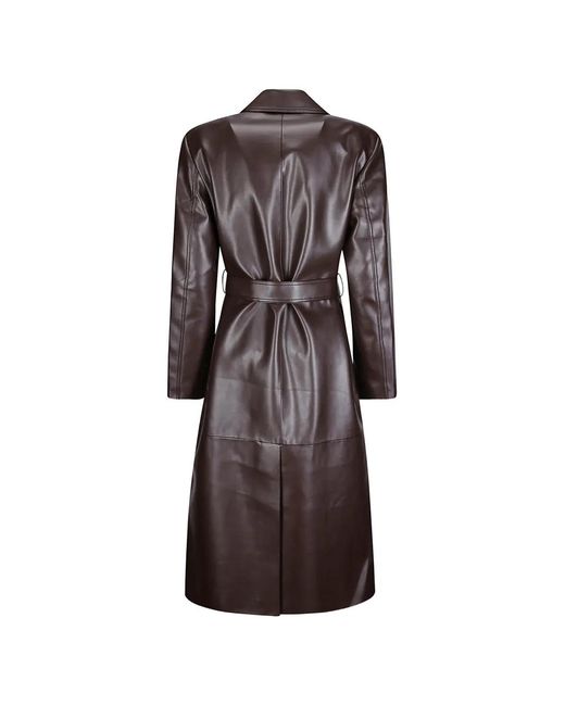 Source Unknown Red Briella Double-Breasted Coat