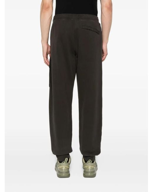 Stone Island Jogginghose mit aufgesetzten Taschen in Black für Herren
