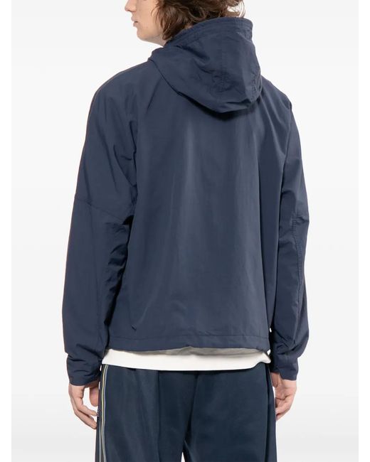 Fred Perry Blue Hooded Parka Jacket for men