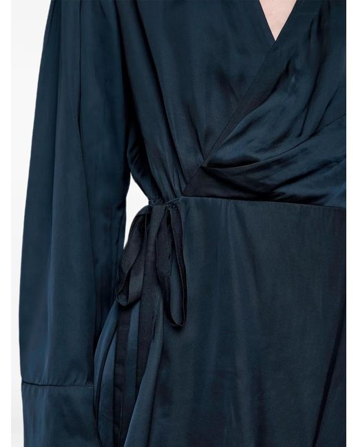 Zadig & Voltaire Blue Remoir Satin Dress