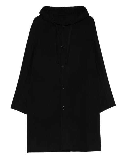 Lardini Black Single-Breasted Coat for men