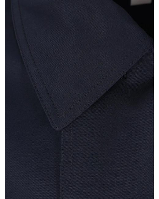Hevò Blue Isoladisanpietro Button Jacket for men