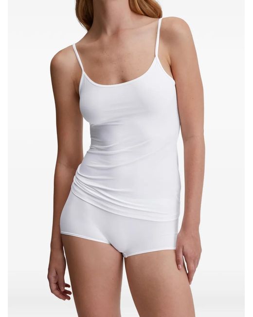 Calida White Seamless-Edge Briefs