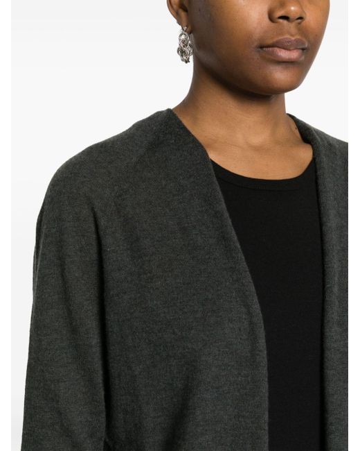 Zadig & Voltaire Black Open-Front Cashmere Cardigan