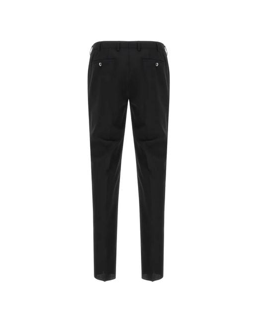 Pal Zileri Black Double-Breasted Wool Suit for men