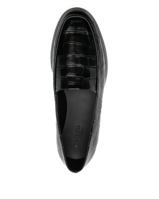 Fear Of God Black Textured Loafers for men