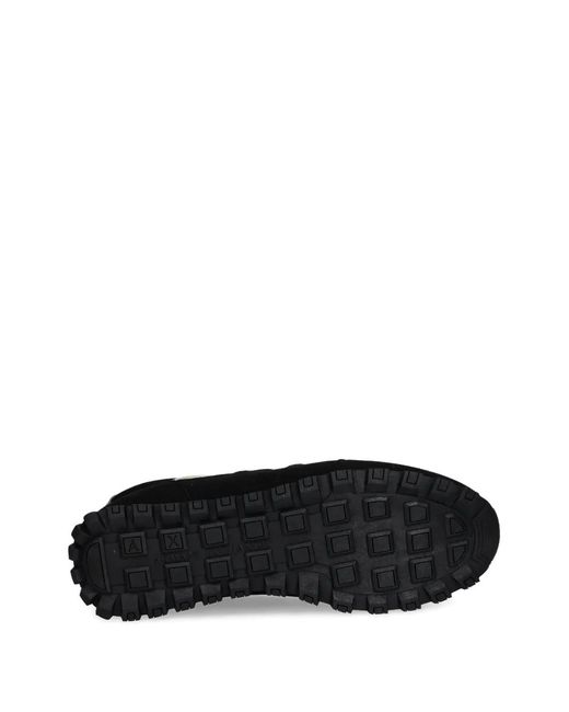 Baskets À Patch Logo ARMANI EXCHANGE pour homme en coloris Black