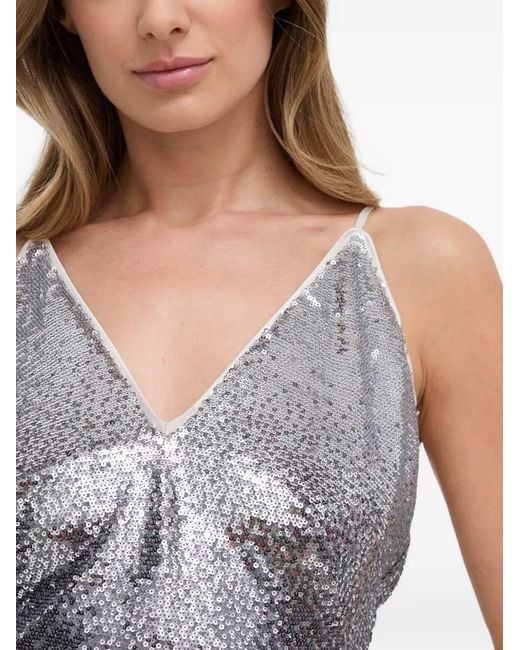 Guess Mini-Jurk Met Pailletten in het Gray