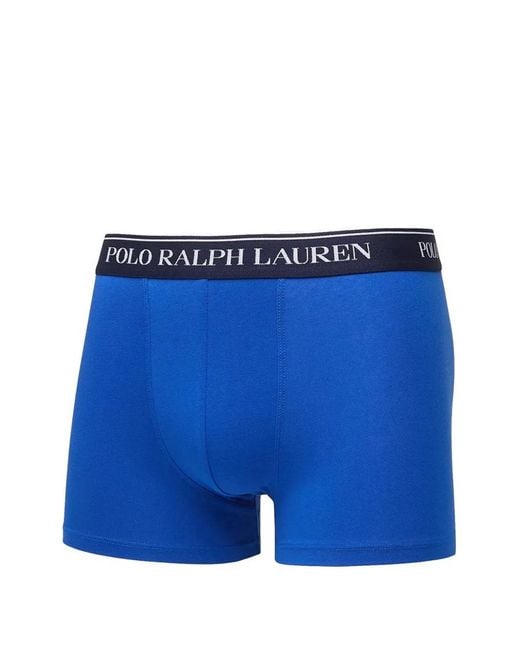 Polo Ralph Lauren Blue Logo-Waistband Boxers (Pack Of Five) for men