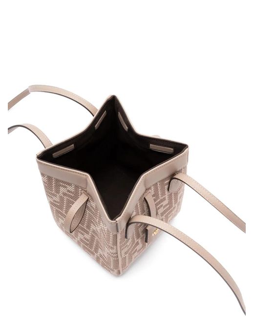 Fendi White Origami Bucket Bag