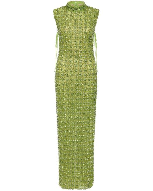 Rachel Gilbert Indi イブニングドレス Green