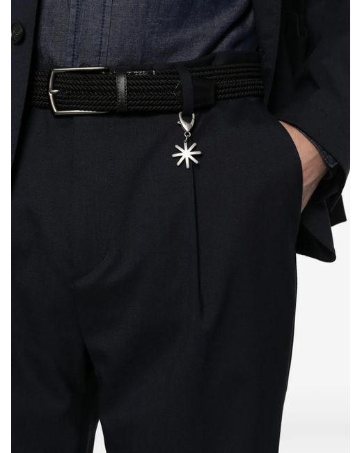 Chino Con Risvolti di Manuel Ritz in Blue da Uomo