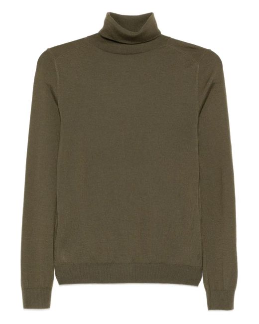 Maglione A Collo Alto di Eric Bompard in Green