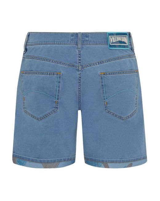 メンズ Vilebrequin Starfish And Turtles ショートパンツ Blue