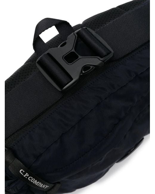 C P Company Black Nylon Crossbody Pack for men