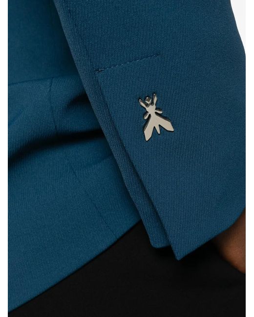Patrizia Pepe Blue Double-Breasted Jacket